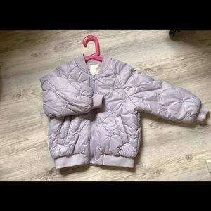 Girls light weight puffer (beautiful color)